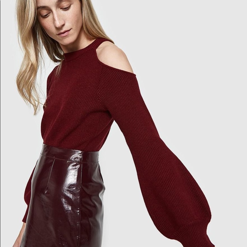 Brand new burgundy sweater